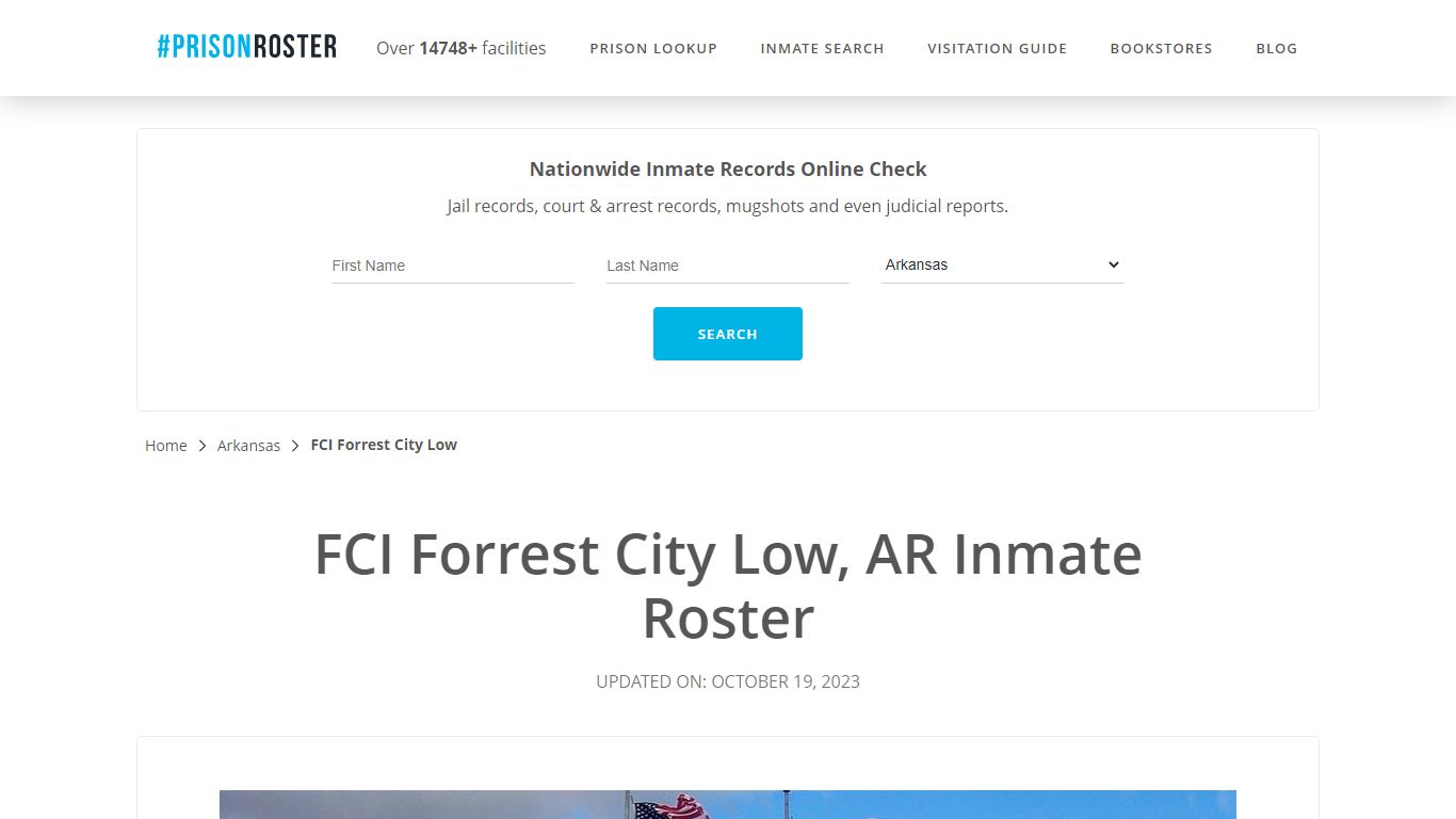 FCI Forrest City Low, AR Inmate Roster - Prisonroster